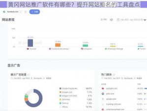 黄冈网站推广软件有哪些？提升网站排名的工具盘点
