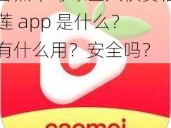 香蕉草莓绿巨人秋葵榴莲 app 是什么？有什么用？安全吗？