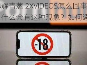 浪小辉青葱 2XVIDEOS怎么回事？为什么会有这种现象？如何避免？