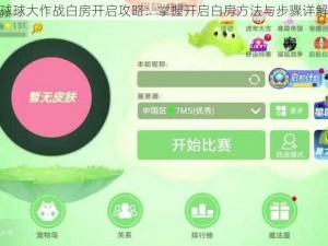 球球大作战白房开启攻略：掌握开启白房方法与步骤详解