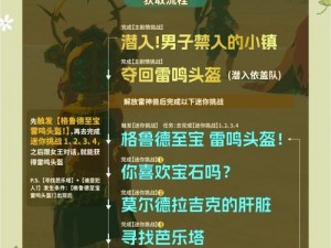 关于塞尔达传说中的打雷如何巧妙躲避：探秘避雷技巧与方法