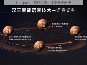 jiouquwen 智能语音，让交流更便捷