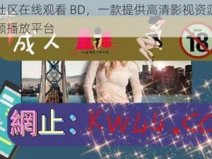 野花社区在线观看 BD，一款提供高清影视资源的在线视频播放平台