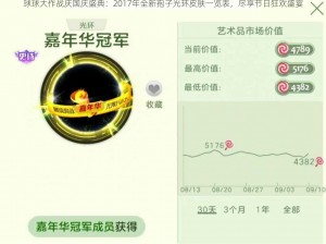 球球大作战庆国庆盛典：2017年全新孢子光环皮肤一览表，尽享节日狂欢盛宴