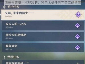 原神未来骑士挑战攻略：秒杀木桩任务完美完成指南