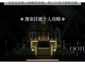 迷室往逝第八章解密攻略：第八关通过策略详解