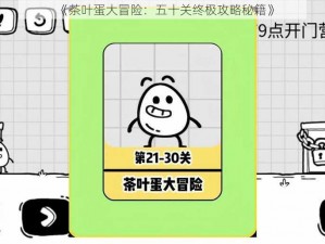 《茶叶蛋大冒险：五十关终极攻略秘籍》
