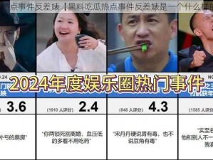 黑料吃瓜热点事件反差婊【黑料吃瓜热点事件反差婊是一个什么样的存在？】