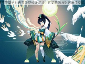 阴阳师萤草招财进宝外观设计鉴赏：优美韵味与财运象征交织之美