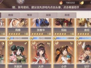 三国志幻想大陆女团阵容神兵选择策略：探寻最佳神兵搭配，打造无敌战力阵容