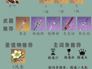 原神深度解析：枫原万叶适配武器优选及性能优劣势分析