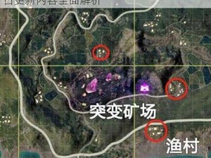 和平精英矿场突变玩法攻略：体验服11月2日更新内容全面解析