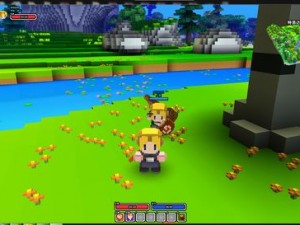 《魔方世界cubeworld游侠顶级装备探索：全套金装85+黄金地图种子揭秘》