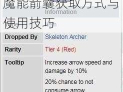 泰拉瑞亚国服版魔能箭囊获取攻略：详解魔能箭囊获取方式与使用技巧