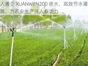 人善交 XUANWEN200 喷水，高效节水灌溉，为农业生产注入新活力