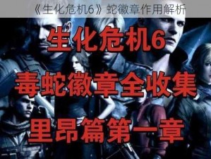 《生化危机6》蛇徽章作用解析