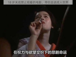 18 岁末成禁止观看的电影，带你走进成人世界