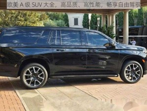 欧美 A 级 SUV 大全，高品质、高性能，畅享自由驾驭