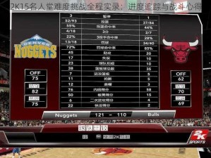 NBA2K15名人堂难度挑战全程实录：进度追踪与战斗心得分享