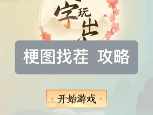 玩转文字游戏：花大乱斗全方位通关攻略详解