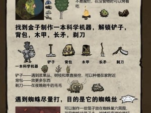 饥荒联机版：制作蜘蛛帽的详细步骤指南