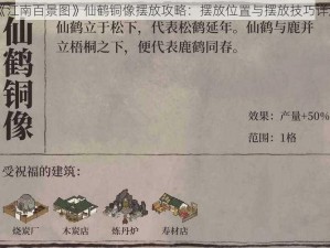 《江南百景图》仙鹤铜像摆放攻略：摆放位置与摆放技巧详解