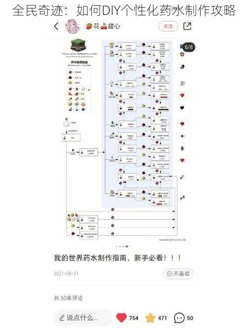 全民奇迹：如何DIY个性化药水制作攻略