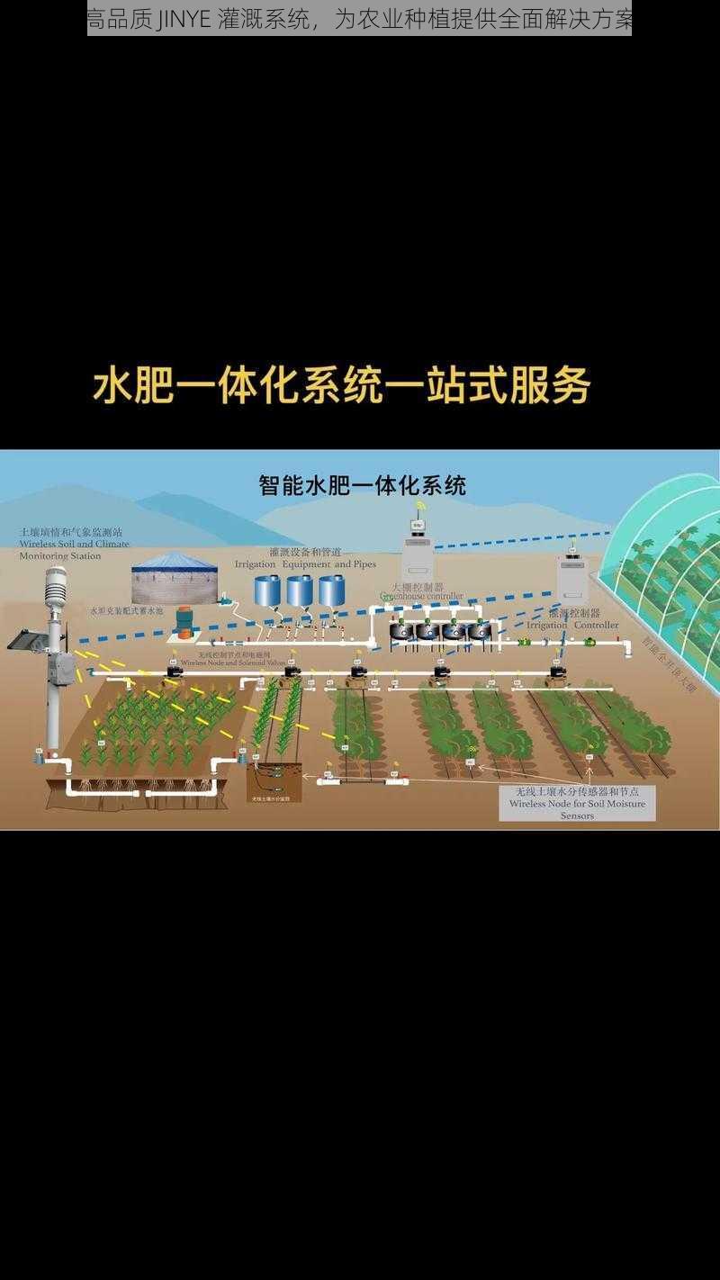 高品质 JINYE 灌溉系统，为农业种植提供全面解决方案