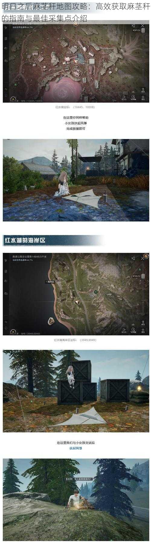 明日之后麻茎秆地图攻略：高效获取麻茎秆的指南与最佳采集点介绍