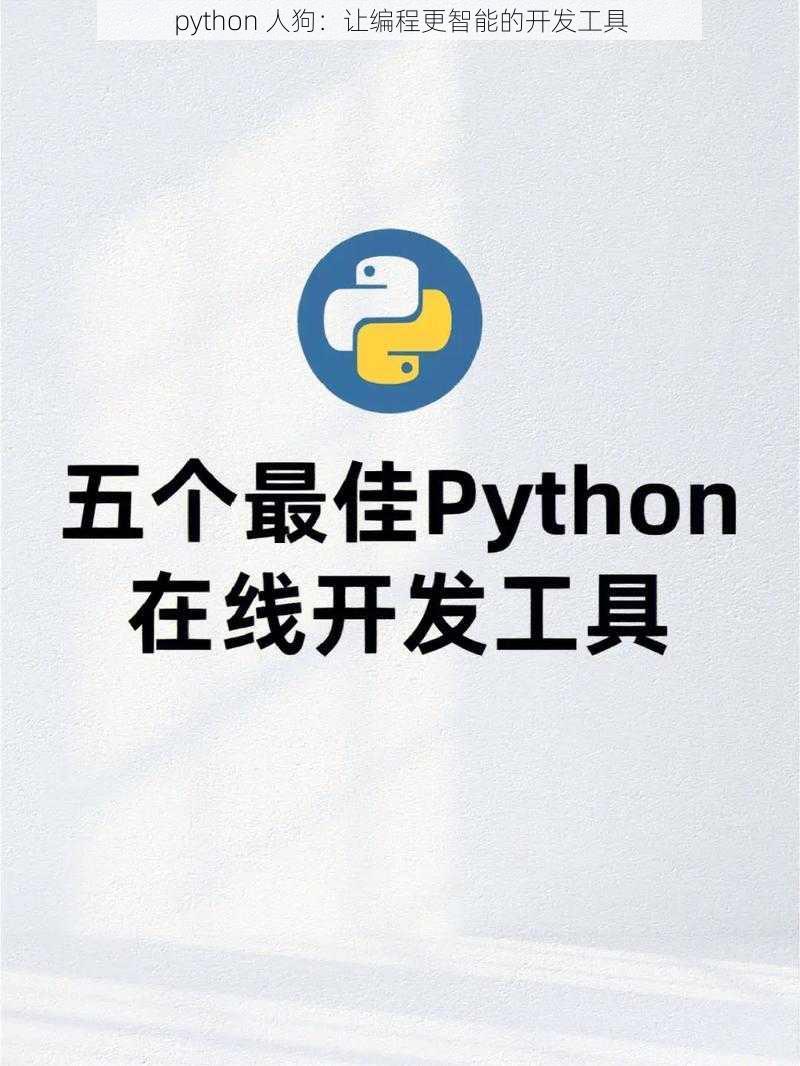 python 人狗：让编程更智能的开发工具