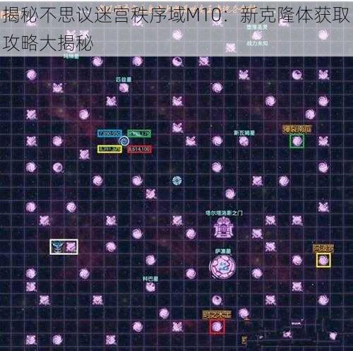 揭秘不思议迷宫秩序域M10：新克隆体获取攻略大揭秘