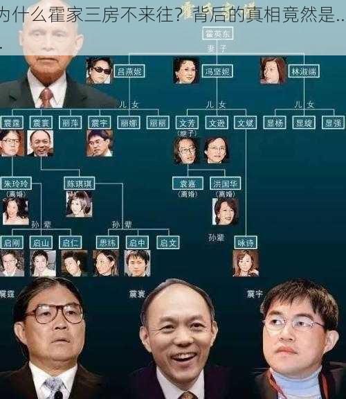 为什么霍家三房不来往？背后的真相竟然是......