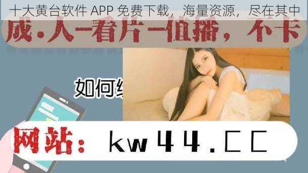 十大黄台软件 APP 免费下载，海量资源，尽在其中