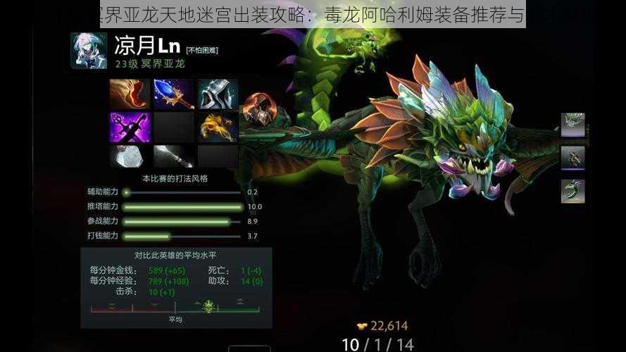 DOTA2冥界亚龙天地迷宫出装攻略：毒龙阿哈利姆装备推荐与战术解析