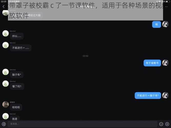 没带罩子被校霸 c 了一节课软件，适用于各种场景的视频播放软件