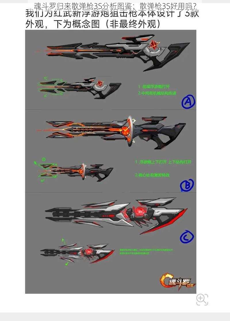 魂斗罗归来散弹枪3S分析图鉴：散弹枪3S好用吗？