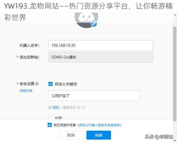 YW193.龙物网站——热门资源分享平台，让你畅游精彩世界
