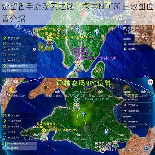 楚留香手游溪云之谜：探寻NPC所在地图位置介绍