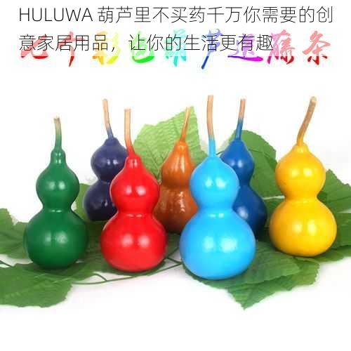 HULUWA 葫芦里不买药千万你需要的创意家居用品，让你的生活更有趣