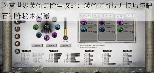 迷雾世界装备进阶全攻略：装备进阶提升技巧与曜石制作秘术揭秘
