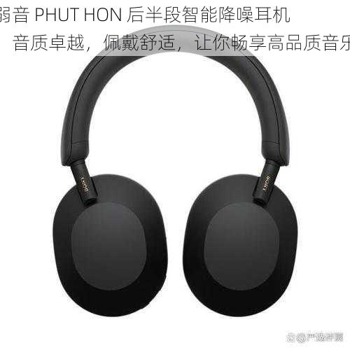 弱音 PHUT HON 后半段智能降噪耳机，音质卓越，佩戴舒适，让你畅享高品质音乐