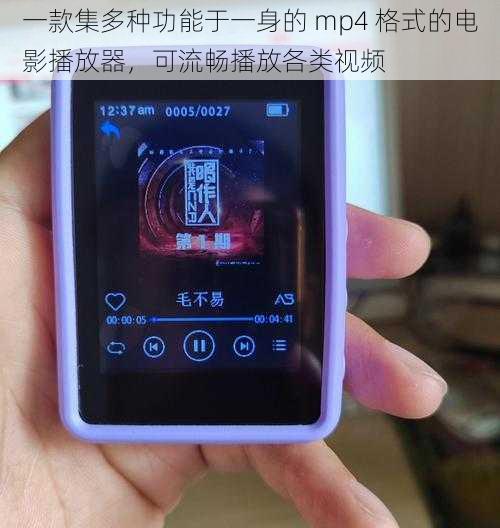 一款集多种功能于一身的 mp4 格式的电影播放器,可流畅播放各类视频