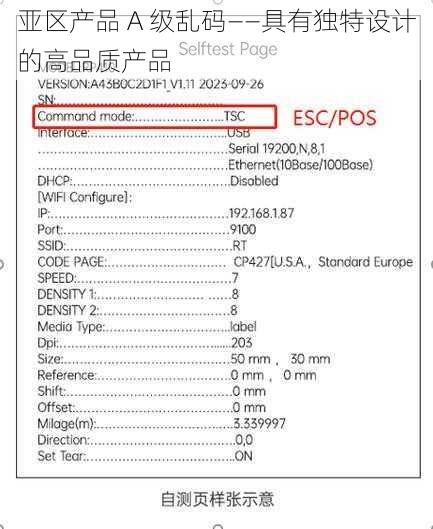 亚区产品 A 级乱码——具有独特设计的高品质产品