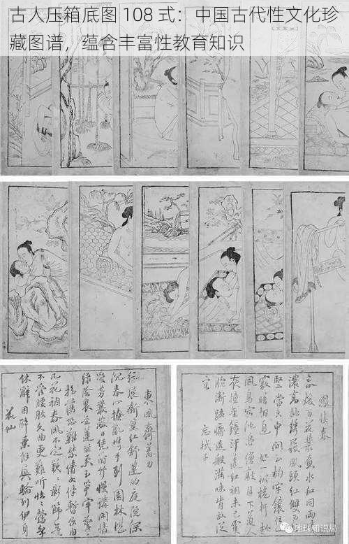 古人压箱底图 108 式：中国古代性文化珍藏图谱，蕴含丰富性教育知识