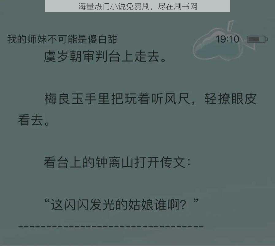 海量热门小说免费刷，尽在刷书网