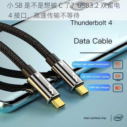 小 SB 是不是想被 C 了？USB3.2 双雷电 4 接口，高速传输不等待