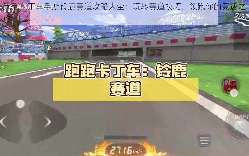 跑跑卡丁车手游铃鹿赛道攻略大全：玩转赛道技巧，领跑你的竞速之旅