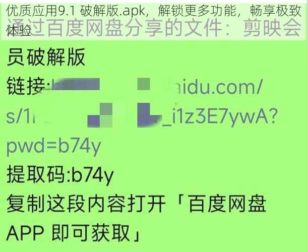 优质应用9.1 破解版.apk，解锁更多功能，畅享极致体验