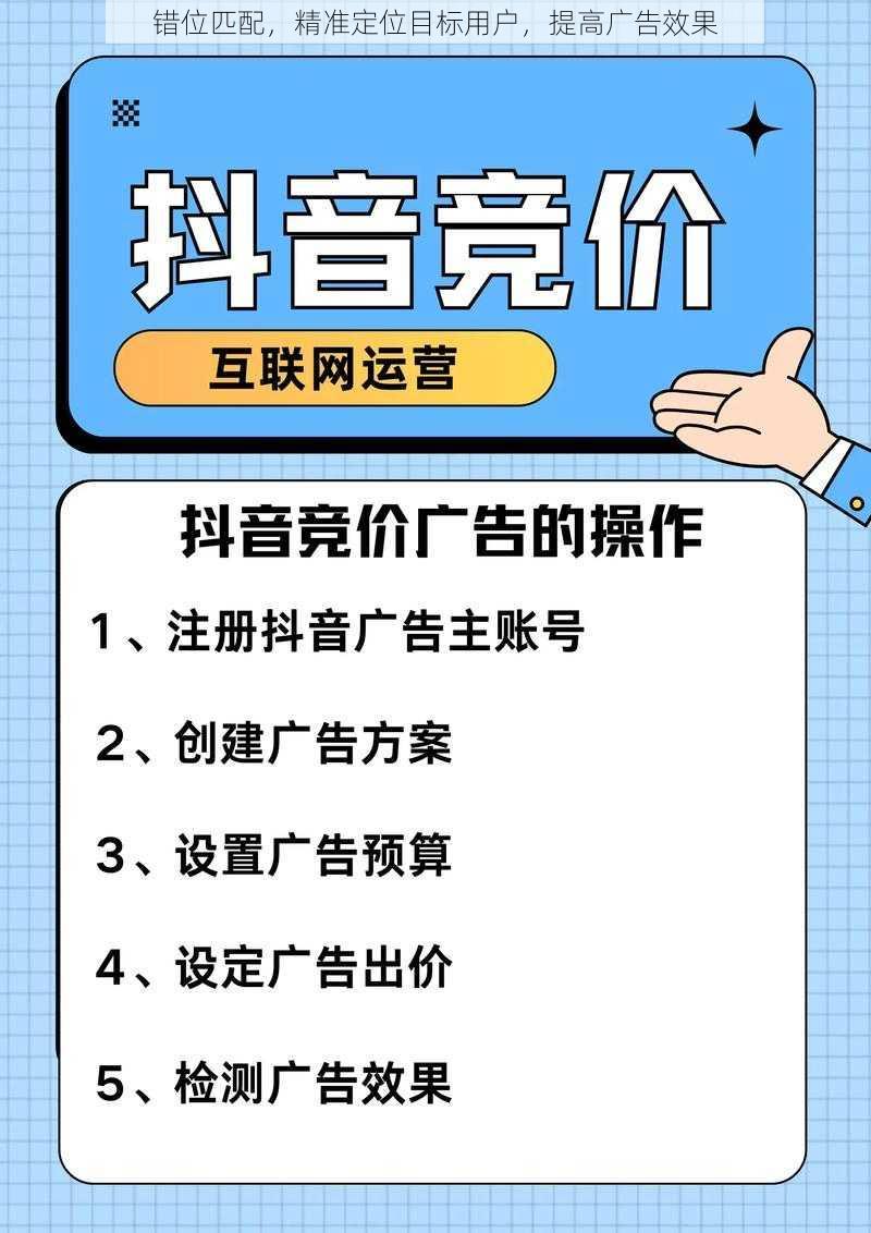 错位匹配，精准定位目标用户，提高广告效果