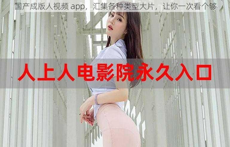 国产成版人视频 app，汇集各种类型大片，让你一次看个够